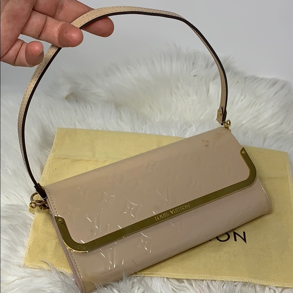 Authentic Louis Vuitton Rossmore MM Vernis Rose - Picture 2 of 15